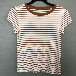 American Eagle striped tee